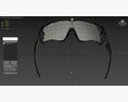 Oakley Jawbreaker Clear Iridium Photochromic Lenses Sunglass 3Dモデル