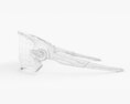 Oakley Jawbreaker Clear Iridium Photochromic Lenses Sunglass 3Dモデル