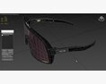 Oakley Kato Sutro S Prizm Road Black Lenses Polished Sunglass Modelo 3D