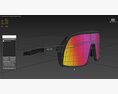 Oakley Kato Sutro S Prizm Road Lenses Matte Black Sunglass 3Dモデル