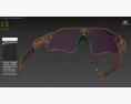 Oakley Radar EV Path Prizm Black Polarized Lenses Sunglass 3D模型