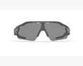 Oakley Radar EV Pitch Prizm Black Frame Polished Sunglasses Modelo 3D