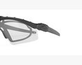 Oakley SI M Frame 3 Gasket PPE Clear Black Frame Safety Eyewear Modelo 3d