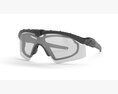 Oakley SI M Frame 3 Gasket PPE Clear Black Frame Safety Eyewear Modelo 3d