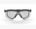 Oakley SI M Frame 3 Gasket PPE Clear Black Frame Safety Eyewear 3D 모델 