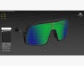 Oakley Sutro Prizm Jade Lenses Black Frame Sunglass Modelo 3d