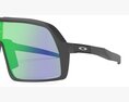 Oakley Sutro Prizm Jade Lenses Black Frame Sunglass Modelo 3D