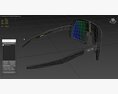 Oakley Sutro Prizm Jade Lenses Black Frame Sunglass Modèle 3d