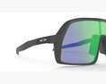 Oakley Sutro Prizm Jade Lenses Black Frame Sunglass 3D模型
