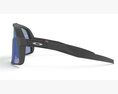 Oakley Sutro Prizm Jade Lenses Black Frame Sunglass 3d model