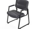 OFM ESS-9015 Bonded Leather Executive Side Chair 3D 모델 