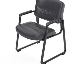 OFM ESS-9015 Bonded Leather Executive Side Chair 3D model