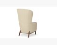 Ofs Ansel Lounge full hight back Chair 3D 모델 