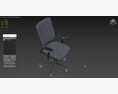 OFS Genus Upholstered Task Chair Modelo 3d