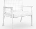 OFS Modern Amenity Arm base chair 3D модель