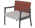OFS Modern Amenity Arm base chair 3d model