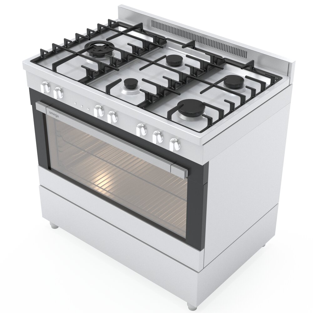 Omega 9 Function Free Standing Oven 3D модель