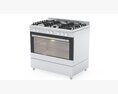 Omega 9 Function Free Standing Oven Modèle 3d