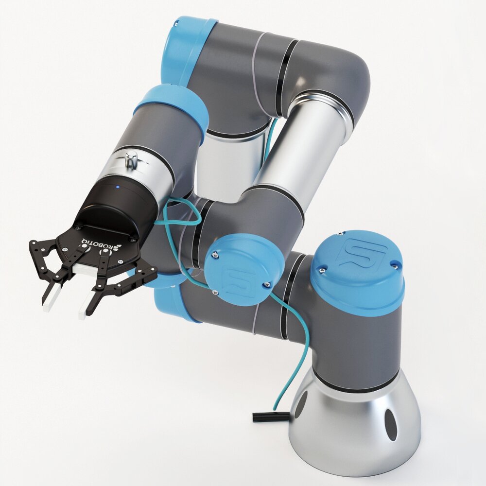 Photorealistic Universal Robots collaborative UR3 3D model