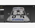 Police Paddy Wagon Dodge RAM 1500 With Interior 3d model top view