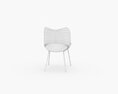 Poltrona Frau Nice Upholstered leather chair Modello 3D