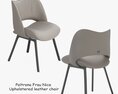 Poltrona Frau Nice Upholstered leather chair Modelo 3d