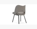 Poltrona Frau Nice Upholstered leather chair 3D 모델 