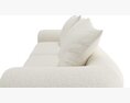 Porada SOFTBAY 3 seater fabric sofa 3D模型