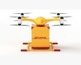 Quadcopter DHL Drone 3Dモデル