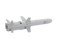 R-360 Neptune Missile 3Dモデル wire render