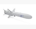 R-360 Neptune Missile 3D 모델  front view