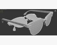 Ray-Ban eyeglasses RB5154 Double Transparent Colour 3D模型