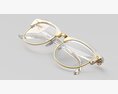 Ray-Ban eyeglasses RB5154 Single Transparent Close 3D-Modell