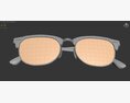 Ray-Ban eyeglasses RB5154 Single Transparent Close Modèle 3d