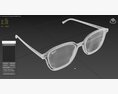 Ray Ban Leonard Non-Polarized Dark Grey Classic Sunglass 3D模型