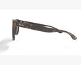 Ray Ban Polarized Brown Classic Tortoise Frame Sunglass 3D 모델 