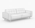 Rivet Bigelow Modern Sofa Couch 3d model