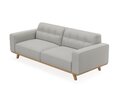 Rivet Bigelow Modern Sofa Couch 3D 모델 
