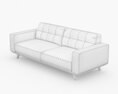 Rivet Bigelow Modern Sofa Couch 3D модель