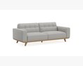 Rivet Bigelow Modern Sofa Couch Modèle 3d
