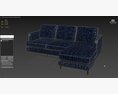 Rivet Goodwin Modern Reversible Sectional Sofa 3D模型
