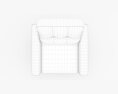 Rivet Sloane Mid-Century Modern Armchair Modelo 3D