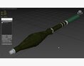 Rocket Grenade PG 7VL for RPG 7 3D 모델 