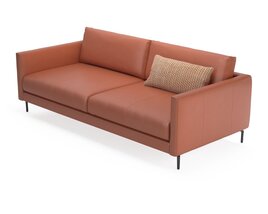 Rolf Benz 333 Jola Leather sofa Modèle 3D
