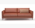 Rolf Benz 333 Jola Leather sofa 3d model