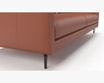 Rolf Benz 333 Jola Leather sofa 3D-Modell
