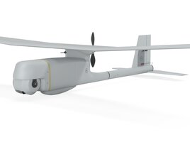 RQ-11 b Raven Unmanned Aerial Vehicle Modello 3D