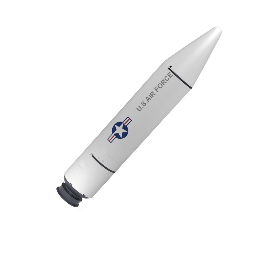 SM-78 Jupiter Ballistic Missile 3D модель
