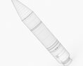 SM-78 Jupiter Ballistic Missile 3D 모델 