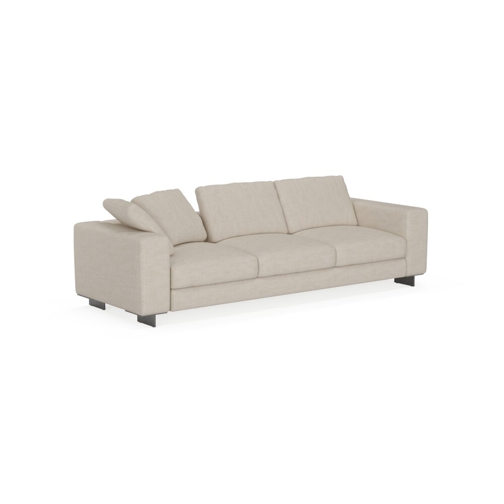 T-Time 3-Seater Sofa Modèle 3D